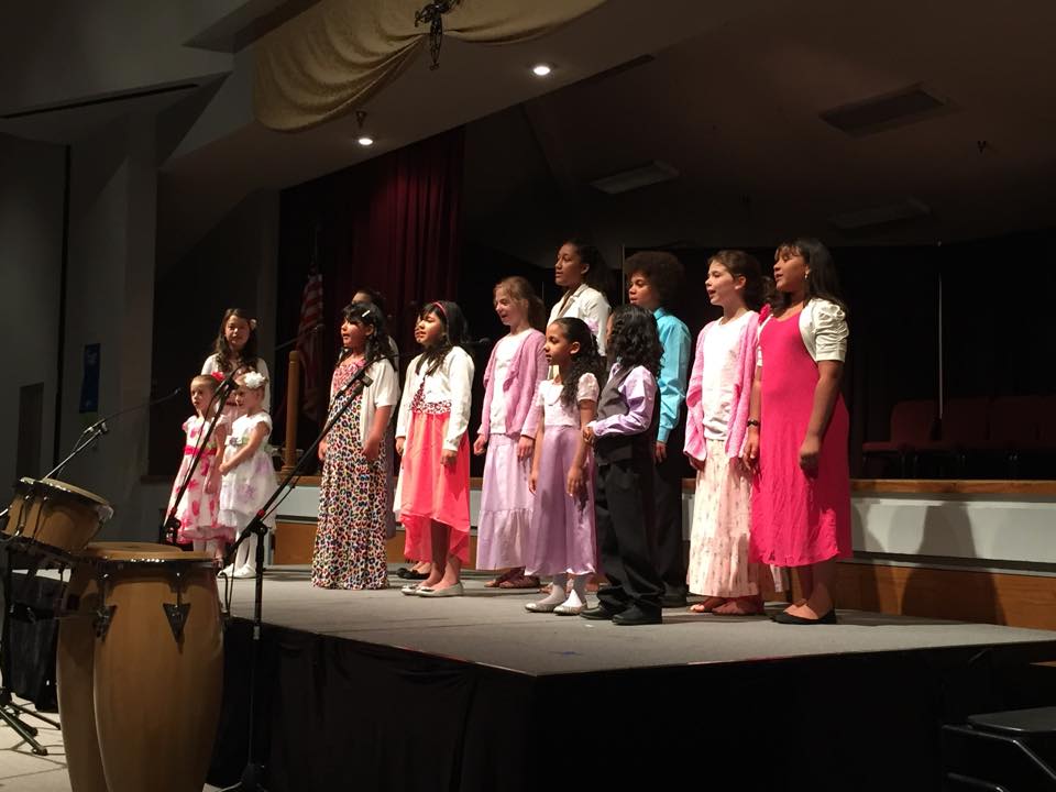 2-7 year old choir and 8 and up choir Spring performance 2015