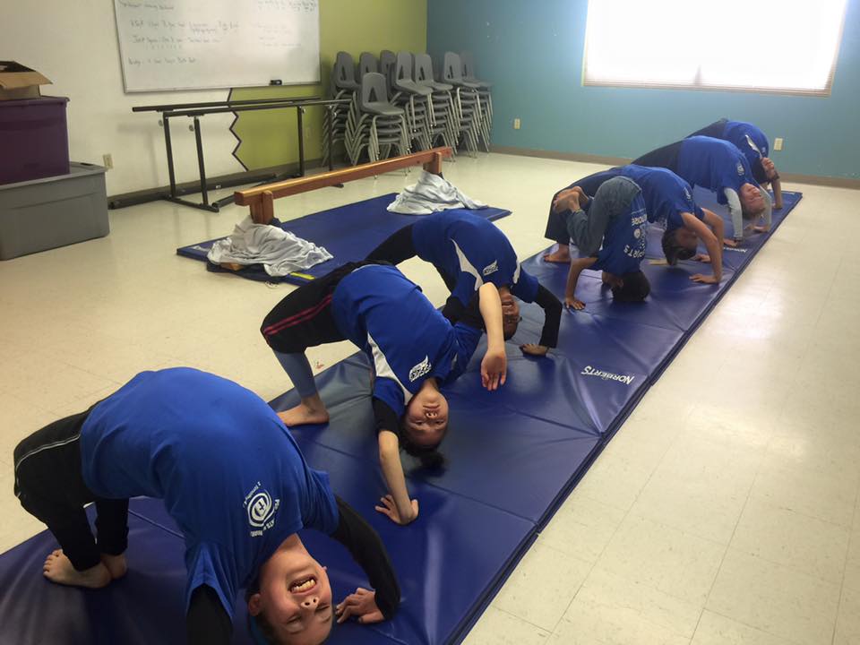 Tumbling 8 and up Bridg up